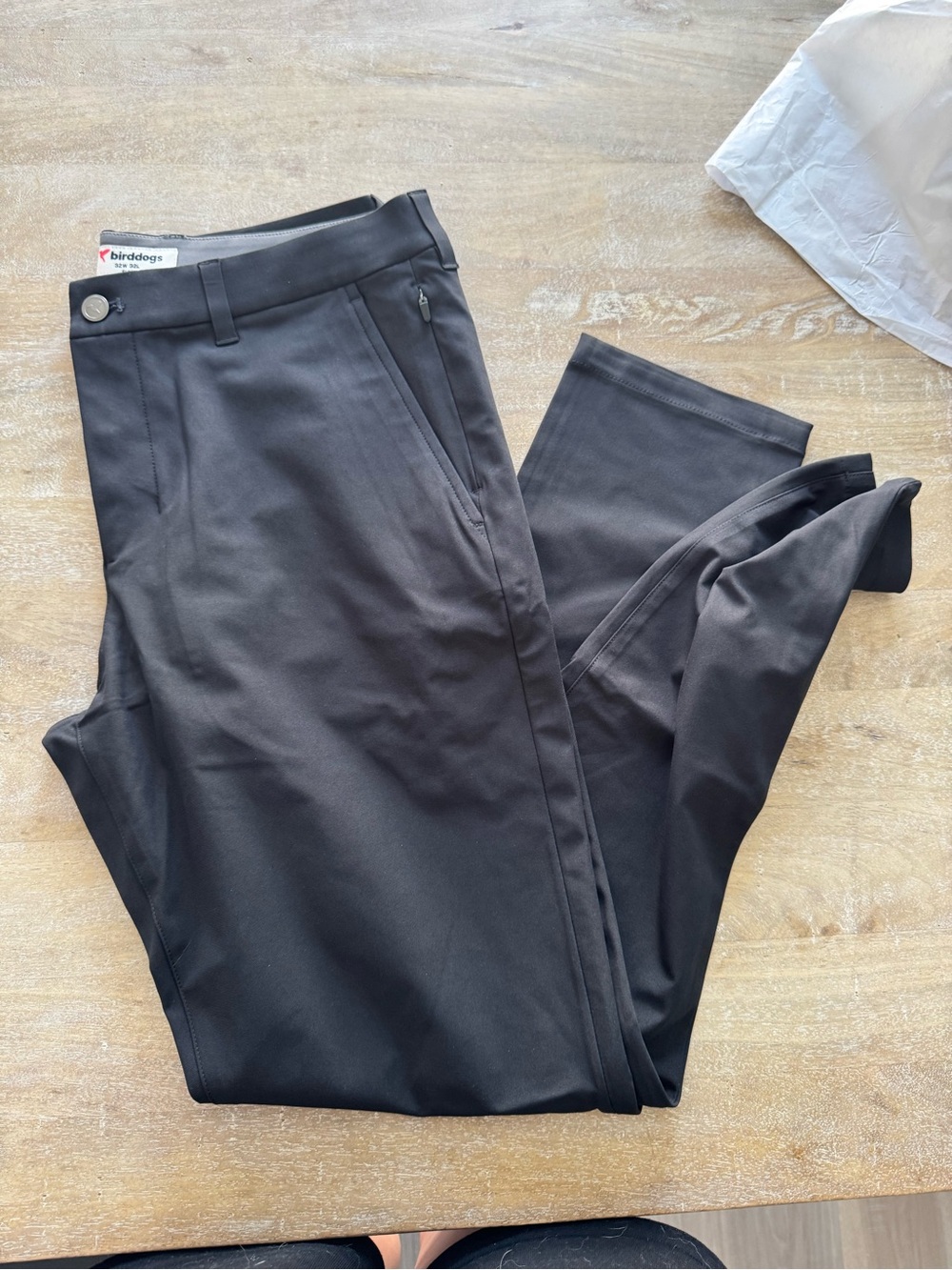 Birddogs Flex Chino Pants Slim Fit 32x32 New Black